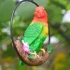 Parrot Series Wall-mounted Resin Bird Figurines - Hanging Ornaments Scene Miniatures