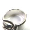 Excellent HERMES Ring Clochette Cadena Double Silver AG925 Women Used