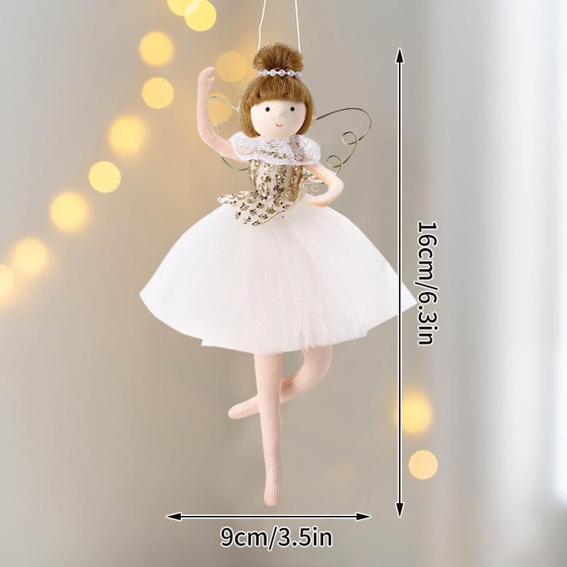 Christmas Doll Ornament Christmas Decoration 2025 Christmas Tree Hanging Pendant New Year Angel Doll Festival Gift for Children