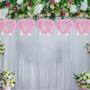 Heart Shaped Wreath Vivid Romantic Artificial Heart Shaped Rose Wreath for Wedding Outdoor Decoration