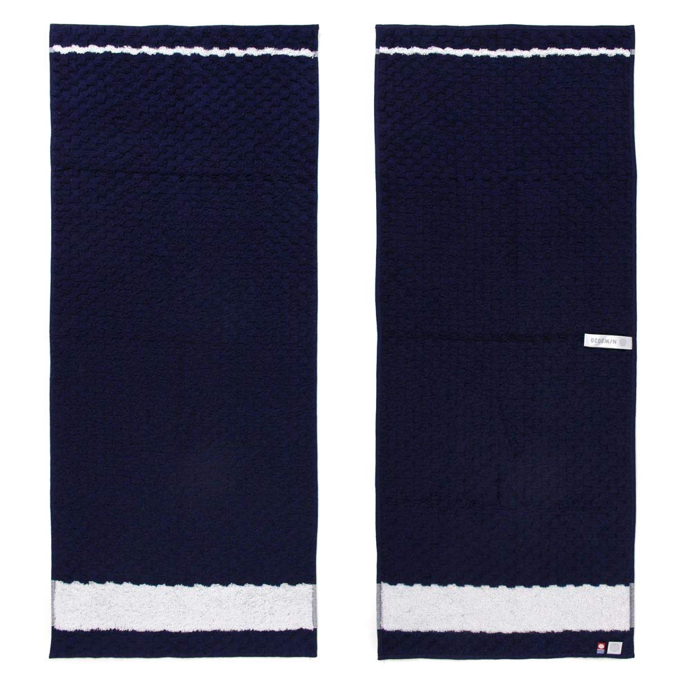 Iori Imabari Towel Face Towel Fluffy Hotel Specifications N/W2020 (Navy)
