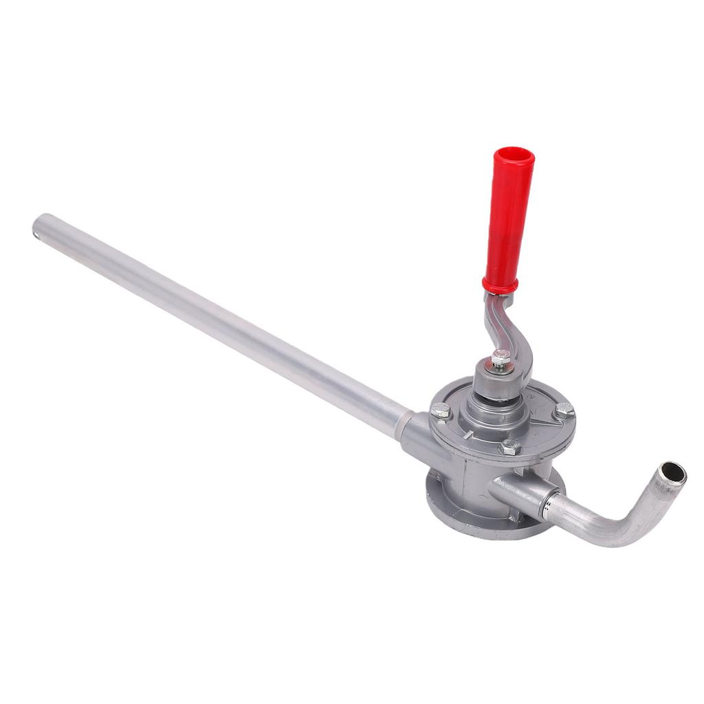 Aluminum Alloy Hand Crank Oil Pump Portable Manual Oil Transfer Drum Pump with Hose for Extracting Engine Oil and Gear