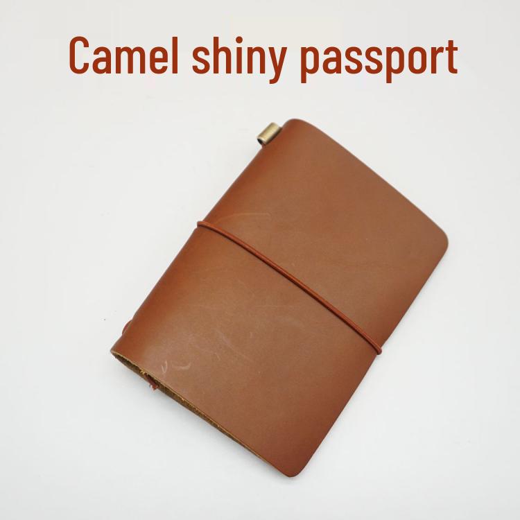 Cowhide Traveler's Loose-leaf Notebook Planner Diary