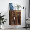 VidaXL Armoire murale chêne fumé 69,5x34x90 cm 828505
