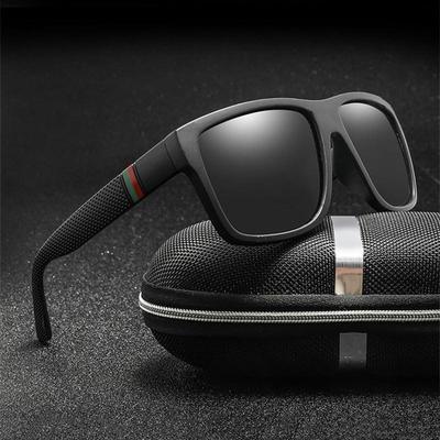 Mode Männer Polarisierte Sonnenbrille Platz Kunststoff Outdoor Anti-reflektierende Spiegel Gläser Klassische Frauen Fahren Sonnenbrille Uv400