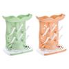 Baby Bottle Drying Rack 6 Hooks Countertop Easy To Clean Portable Multifunctional Nipple Holder Baby Accessories with Drip Tray
