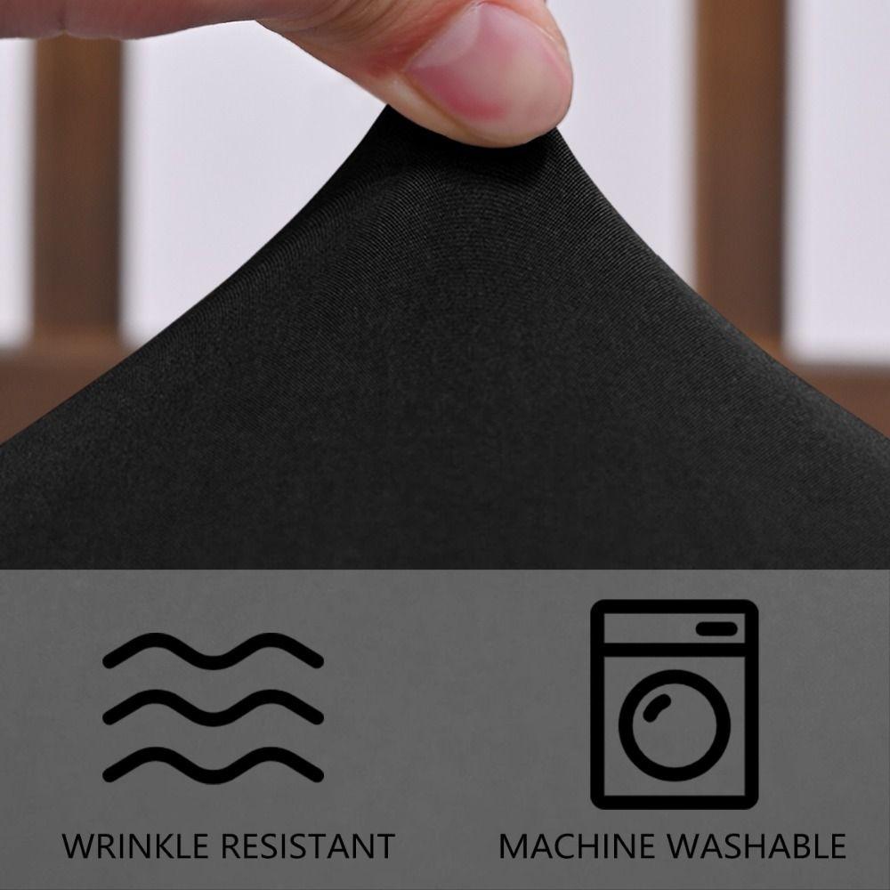 4Pcs Universal Stretch Chair Seat Cover Washable Dirt-resistant Chair Slipcover  Office