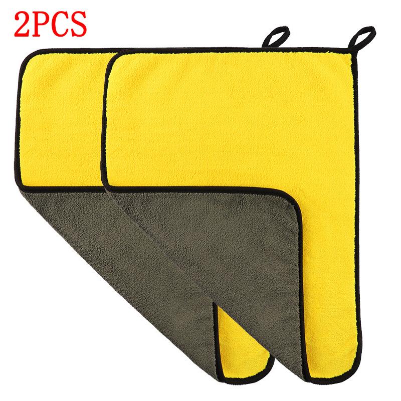 Auto Waschtuch Mikrofaser Reinigung Trockentuch Weich für Autopflege Reinigung Detailing Handtücher Waschtuch Autozubehör