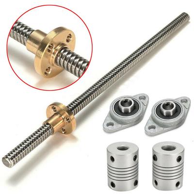 For 3D Printer Milling Machine Spindle Nut 8MM Trapezoidal Brass Nut T8 200MM