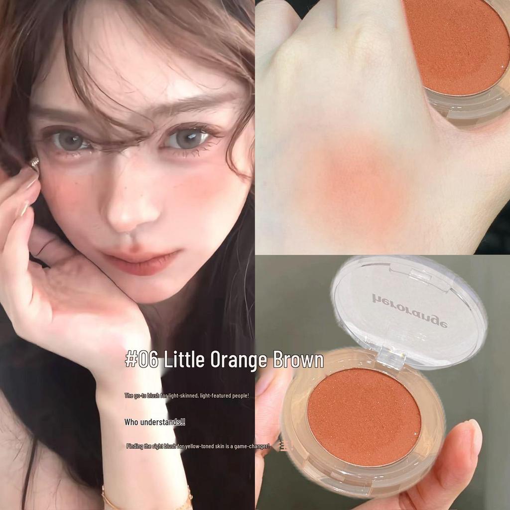 HERORANGE Color-Changing Blush Cream – Natural Nude Makeup with Potato Mash Texture for a Girly Vibe