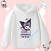 2026 New Kurumi Children's Hooded Sweatshirt Boys' Sport Shirt Girls' Casual Top Sanrio Cartoon Print Fall/Winter Pullover Shirt