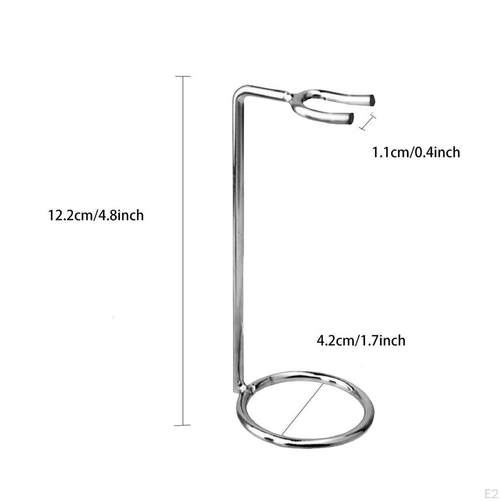 Razor Holder Stand ,Shaving Brush ,Free Standing Extra Wide Openings Stability Shave