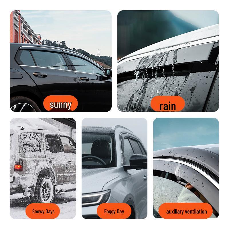 Suzuki Series Car Window Rain Guards - Injection Molded Rain Eyebrows