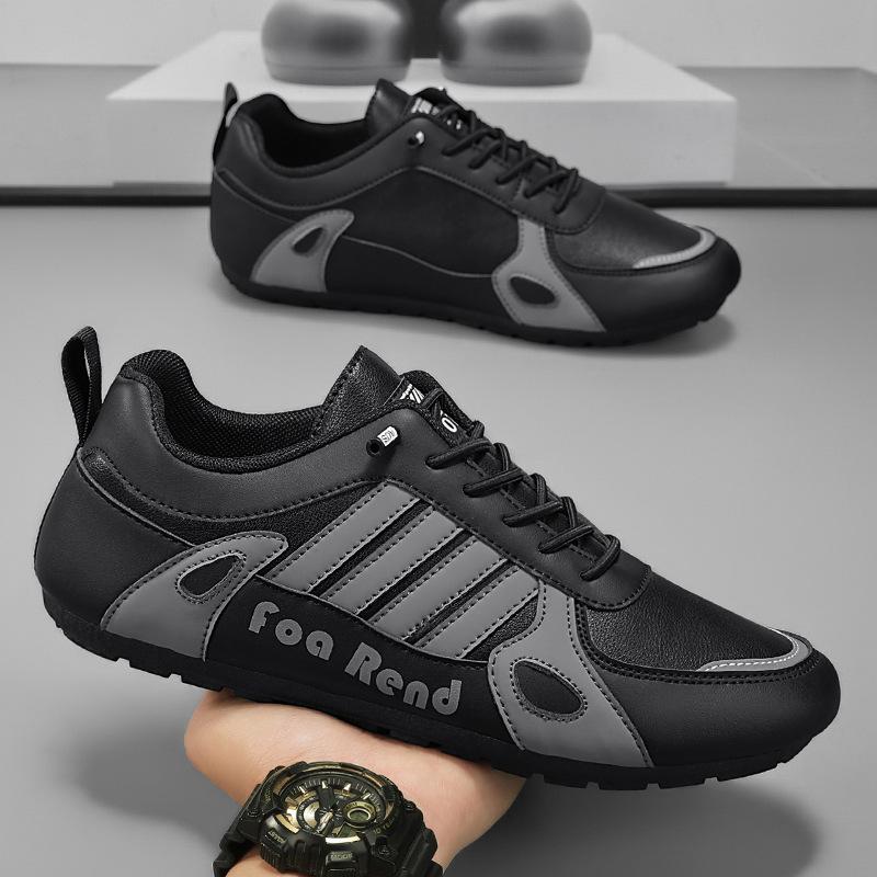 

Летняя мужская обувь новая дышащая обувь-лоферы на одной педали мужские нескользящие спортивные туфли на плоской подошве повседневная обувь для скейтборда модная обувь 44