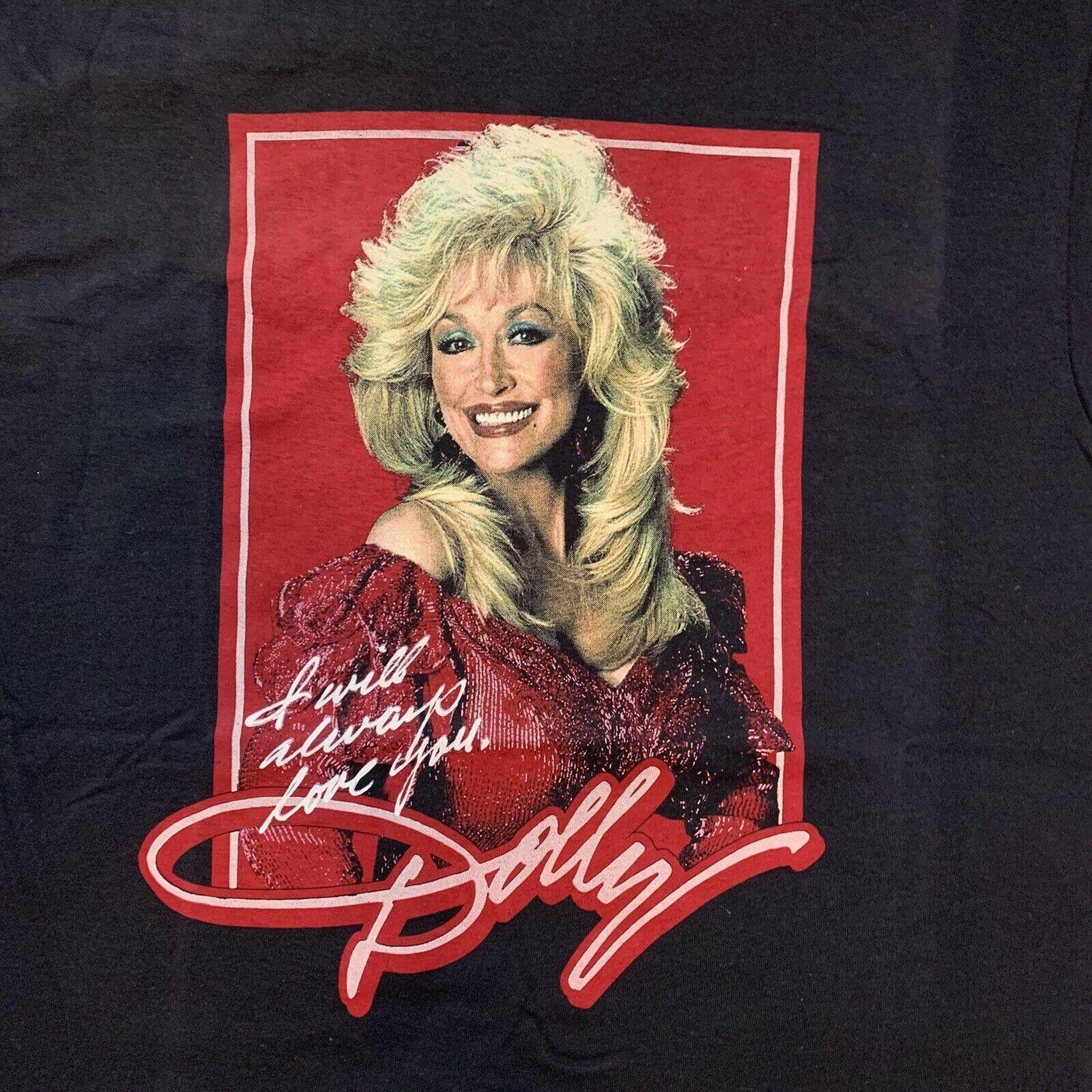 DOLLY PARTON I Will Always Love You Black S-234XL Christmas T-shirt XL