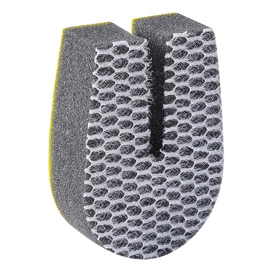 

Dishwashing Wiper Powerful Cleaning Bar Sponge U-Shaped Scratch-Free Foaming Scrubber Kitchen Cleaning Tool серый