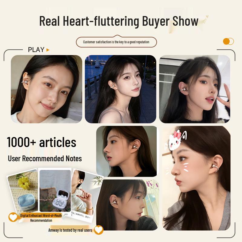 EDIFIER Yueying Open-Ear Clip Wireless Bluetooth Headset