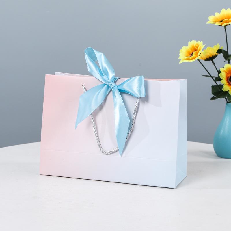 Gift, Cosmetic & Shopping Paper Bags with Bow Handles