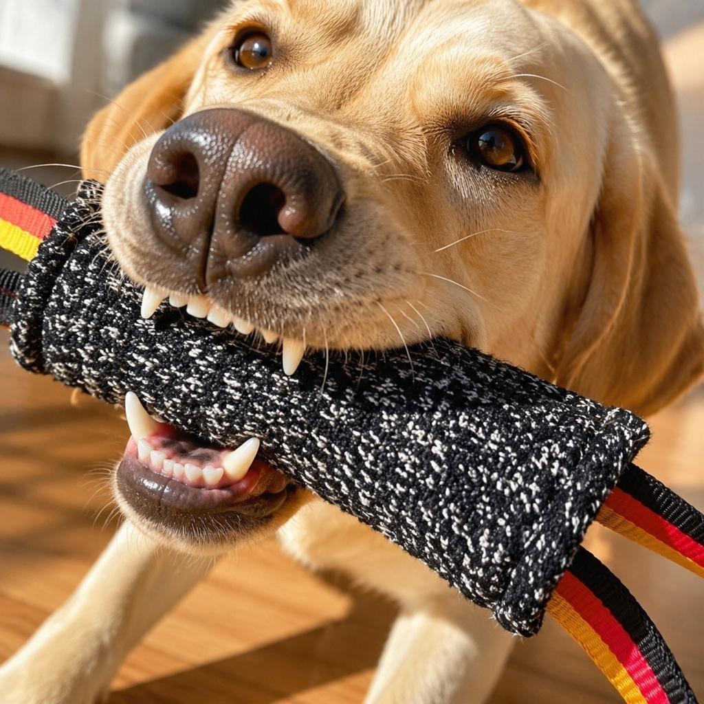 Durable Interactive Tug Toy for Dogs with Tear-Resistant Fabric and Chew-Resistant Design for Dental Health and Playtime Exercise