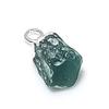 Natural Green Aventurine Rough 925 Sterling Silver Jewelry Pendant 0.59" Q3l83