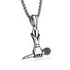 Dragon Bone Chain: Stainless Steel Viking Axe & Celtic Wolf Pendant Necklace 2024