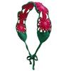 Vacation Flower Headscarf for Street Snap Crochet Hair Scarf Spring Decorative Headpiece Holiday Headwrap for Casual