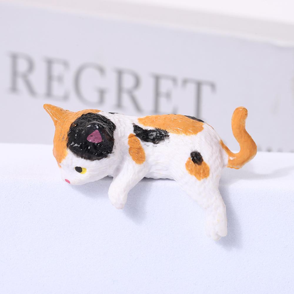 Edge Cat Computer Water Cup Car Edge Decoration Cream Glue Accessories Small Ornaments Figurines & Miniatures