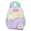 Schoolbag Backpack Kindergarten Contrast Color Cute Fun Lightweight Burden Reduction Children's Backpack Large Capacity School Bag Traveling 