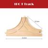 New Wooden Railway Track All Kinds Fork Rail Bifurcation Beech Wood Track Accessories Fit for Thomos Wooden Tracks Toy Kids Gift