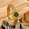 Vintage Watch for Woman Lace Dial Stainless Steel Strap Classic Retro Wrist Watch