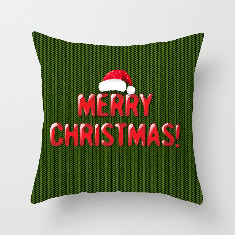 New Christmas Pillowcase Home Sofa Holiday Gift Decoration Pillow Cushion Cover