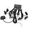 12V Car LED Strobe Light Flashlight Strobe Light Flash Light with Switch