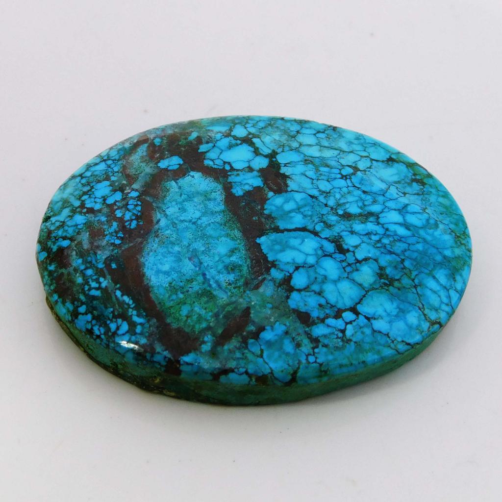 Oval Shape 65.65 Ct Natural Perfect Blue Turquoise Loose Gemstone CERTIFIED