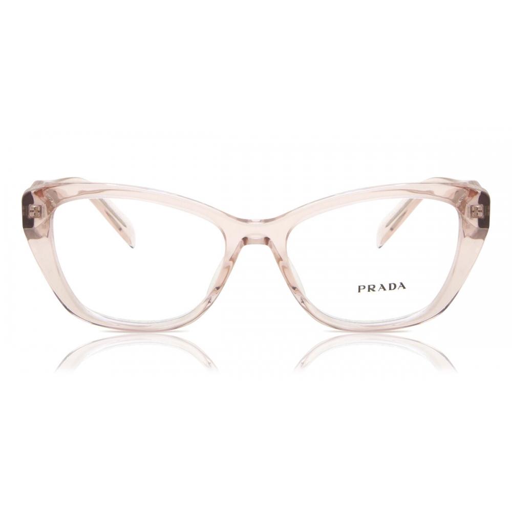 

Prada Pr 19wv 15j1o1 Women Eyeglasses Transparent Pink/53