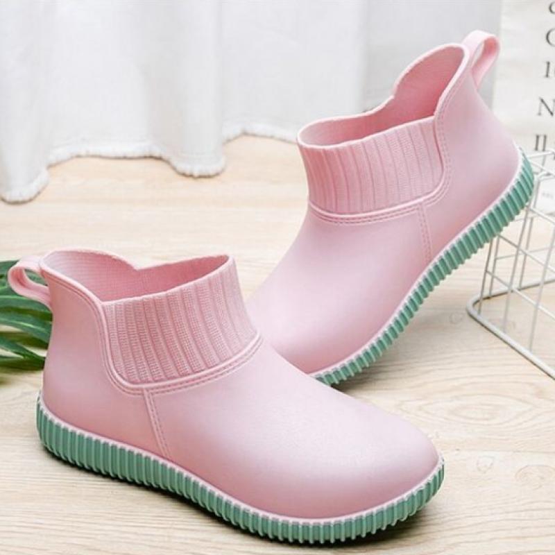 New ArrivalS Open Run Women S Summer Waterproof Ankle Color Rain bootS