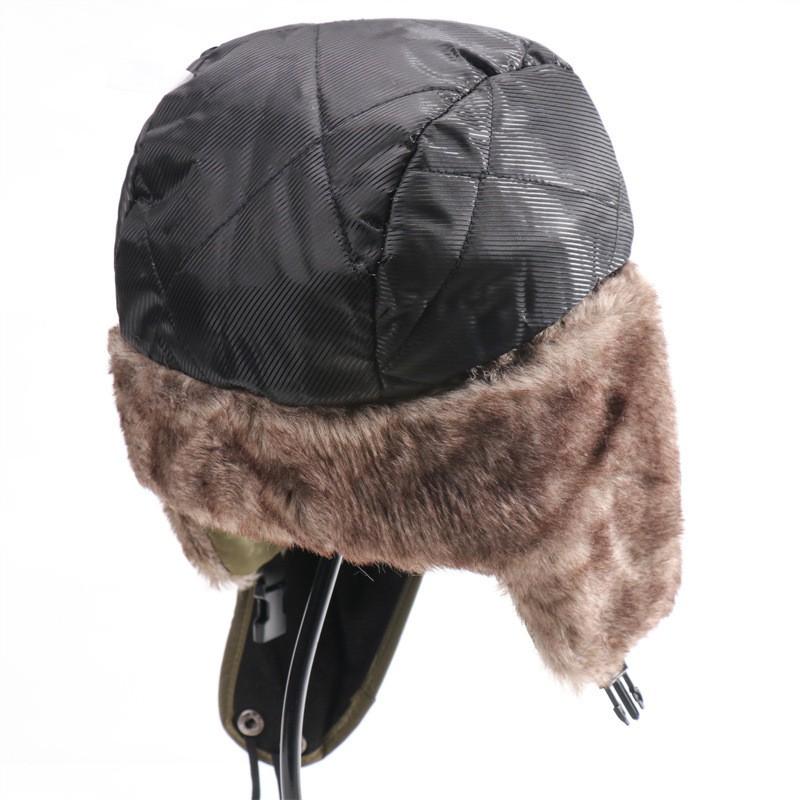 Unisex Winter Warm Hat With Ear Protection Waterproof Windproof Outdoor Cap Cycling Hiking