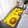 Door Mats Interior Foot Rug Sun Flower Welcome Floor Mat Rectangle Soft Hallway Carpet Kitchen Rugs Fluffy Home Decoration