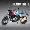 1/9 BMW R NINE T Alloy Cruise Sports Motorcycle Model Diecast Metal Toy Classic Street Racing Motorcycle Model Sound Light Kids Gift