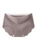 Seamless Women's Underwear Ice Silk Summer Thin One Piece Mid Waist Lifting Buttocks Antibacterial Breathable Sports Fitness