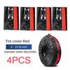 Universal Car Spare Tire Covers Case Auto Wheel Tires Storage Bags 210D Oxford Cloth Dust-proof Protector Car Accessories