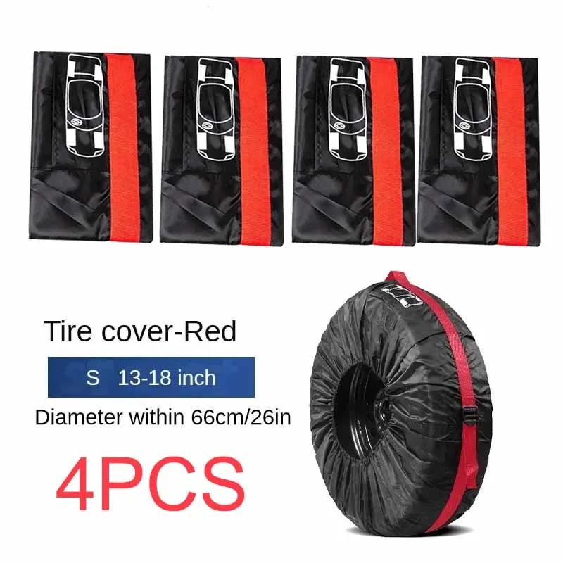 Universal Car Spare Tire Covers Case Auto Wheel Tires Storage Bags 210D Oxford Cloth Dust-proof Protector Car Accessories