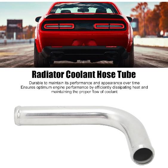 

Aluminum Radiator Tube 90 Degree Radiator Hose 1-1/4in Outer Diameter Powerful Heat Dissipation Coolant Tube Connector Replacement Fit for Most Cars