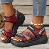 Fashion 2025 Summer New Women's Sports Sandals Multifunctional 6CM Thick Bottom Trend Sandals Fashion Comfortable Beach Women's Shoes