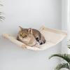 Katzenhängematte Bett Wandmontiert Kletterkatzen Kätzchenbett Möbel Stabiles Regal Sitzstangen Katzenhaus zum Schlafen Spielen Zubehör