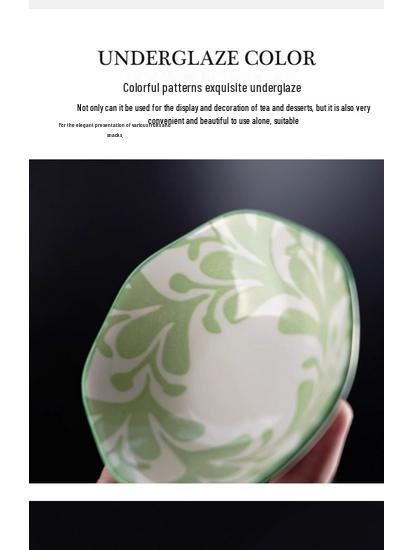 Nine-Compartment Solid Wood & Ceramic Tray for Dried Fruits, Nuts & Tea Snacks - Chinese & Japanese Style.