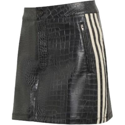 Originals Retro Faux Leather Casual Daily Mini Skirt Women's Black KE5034