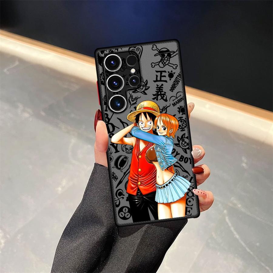 

Чехол для Samsung Galaxy S23 FE S25 Ultra S26 S20 FE S21 S24 Plus Note 20 Ultra 10+ S22 Funda Задняя крышка телефона One Piece Пара Galaxy S26 Plus