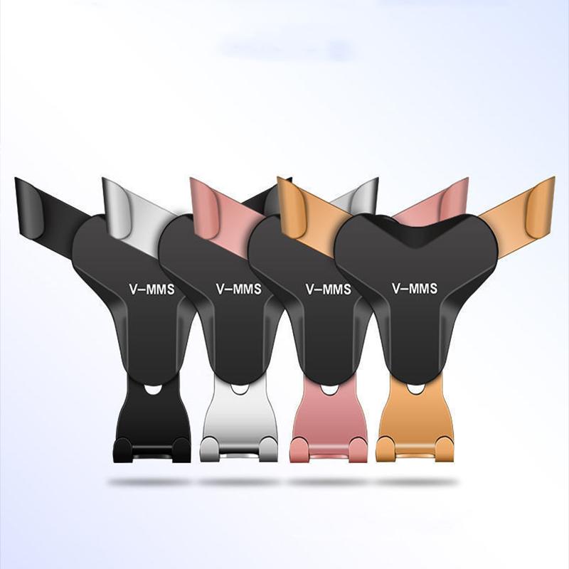 Gravity Car Phone Holder Multifunction Air Vent Mount Stand Bracket Support Smartphone GPS Auto Interior Decoration Accessories