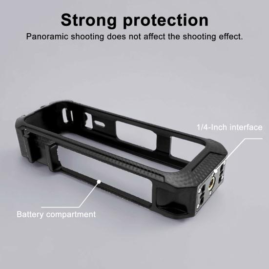 Action Camera Frame Multi-purpose Extension Bottom 1/4 Screw Hole Anti-drop Camera Stand for Insta 360 X5