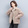 Women's 2024 Lambswool Fur-Lined Coat: Versatile, Loose-Fit Winter Short Cotton Jacket for Fashionable Moms